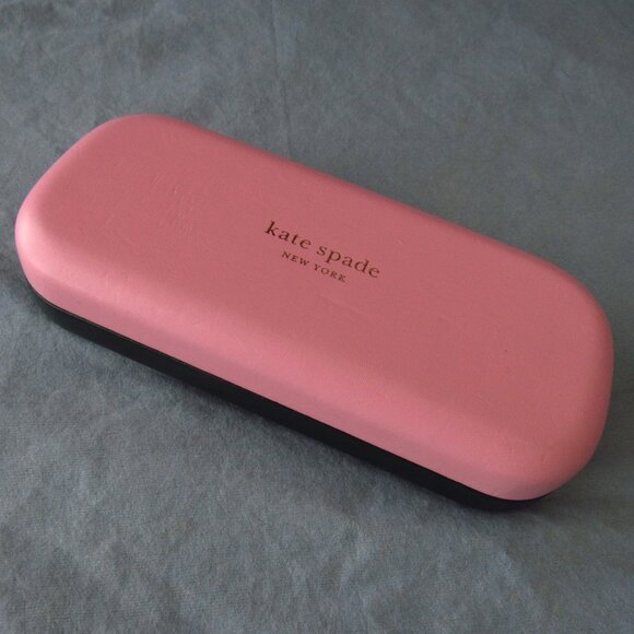 Kate Spade Sunglasses Case – Pink/Black (Hard-shell/Hinged) - Picture 1 of 16